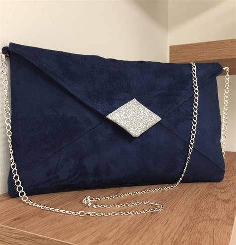 navy blue suede clutch bag|navy blue clutch for wedding.